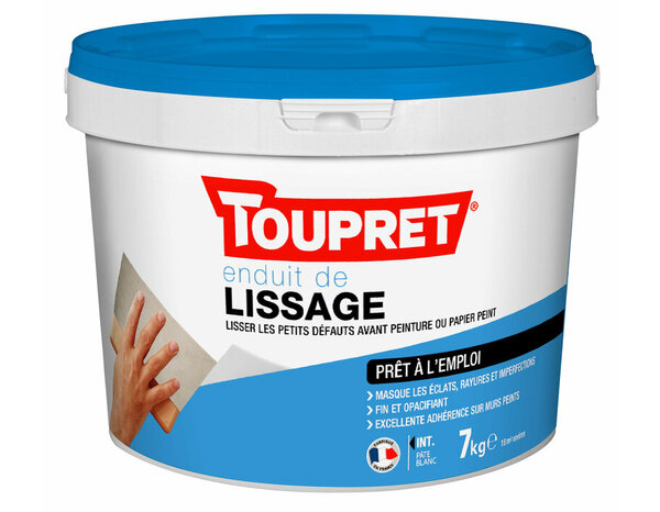 Enduit de lissage en pâte 7 kg - Toupret - Brico Dépôt