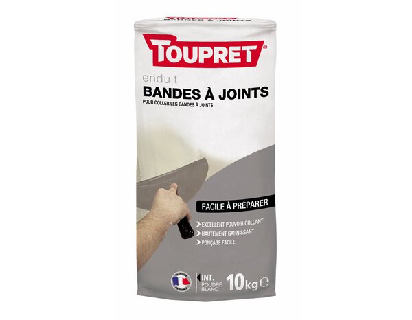 Enduit de bandes à joints en poudre - sac de 10 kg - Toupret - Brico Dépôt