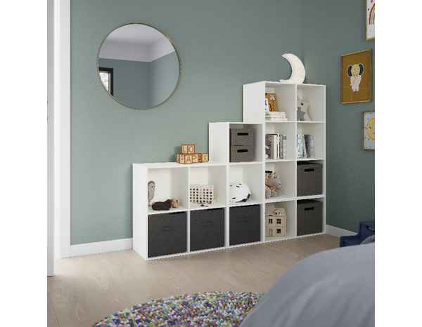 Cube 3 cases blanc "Maxius" - Cooke and Lewis - Brico Dépôt