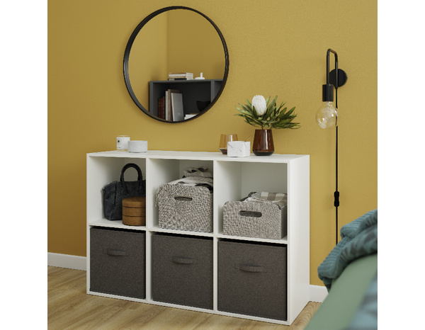 Cube 6 cases blanc "Maxius" - Cooke and Lewis - Brico Dépôt