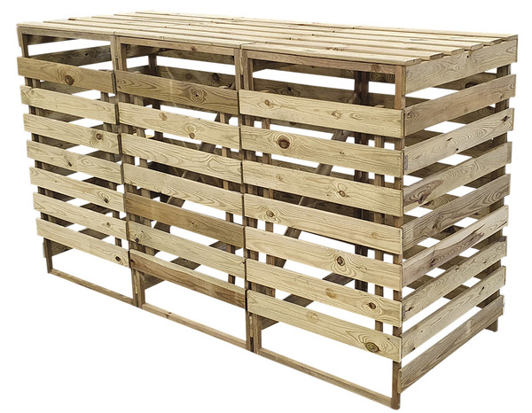 Cache poubelle triple - Brico Dépôt