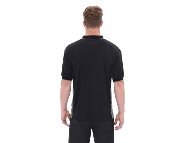 Polo "barchan" noir 3 boutons taille xl - Brico Dépôt