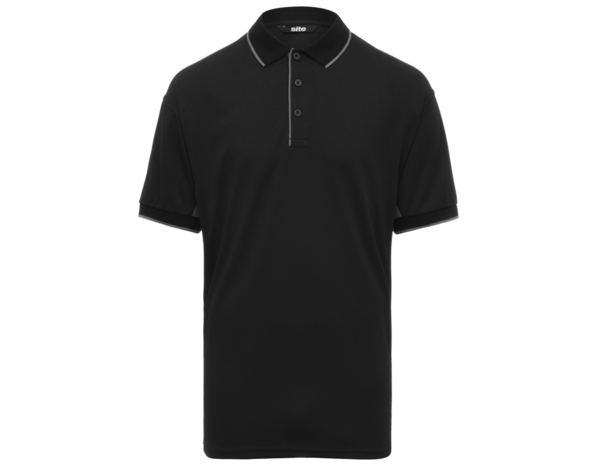 Polo "barchan" noir 3 boutons taille xl - Brico Dépôt