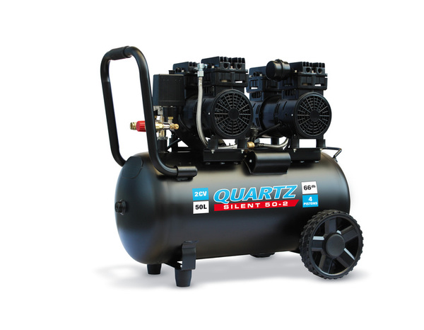 Compresseur silencieux 50 L - 8 bar et 2 CV - Prodif - Brico Dépôt