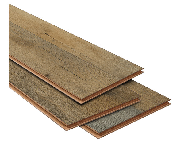 Sol stratifié à clipser aspect mat chêne  "Badolato" L. 138,3 x l. 19,3 cm x Ép. 8 mm - Cooke and Lewis - Brico Dépôt
