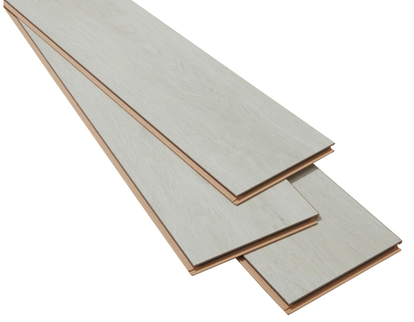 Sol stratifié à clipser aspect mat chêne grisé "Gatteo" L. 138,3 x l. 19,3 cm x Ép. 7 mm - Brico Dépôt