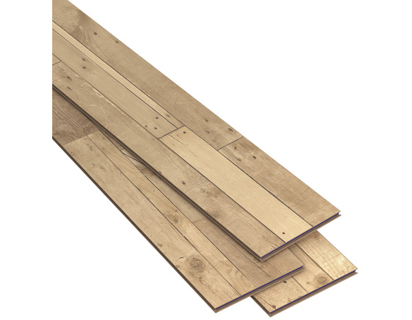 Sol stratifié à clipser aspect mat  chêne "Davoli" compatible pièces humides - L. 128,5 x l. 28 cm x Ép. 8 mm - Cooke and Lewis - Brico Dépôt