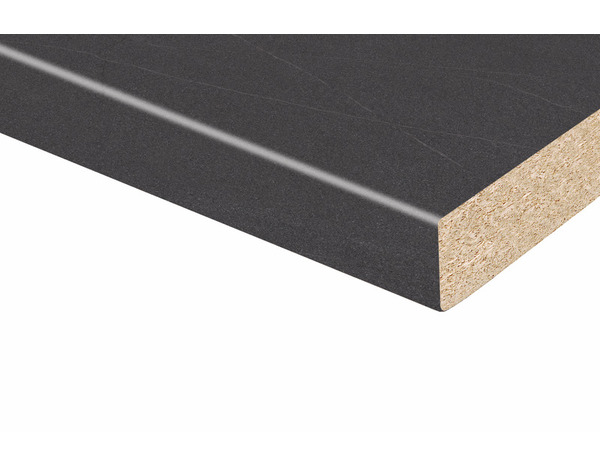 Plan de travail en stratifié aspect pierre foncé l180 x P62 x Ep2,8cm - GoodHome - Brico Dépôt
