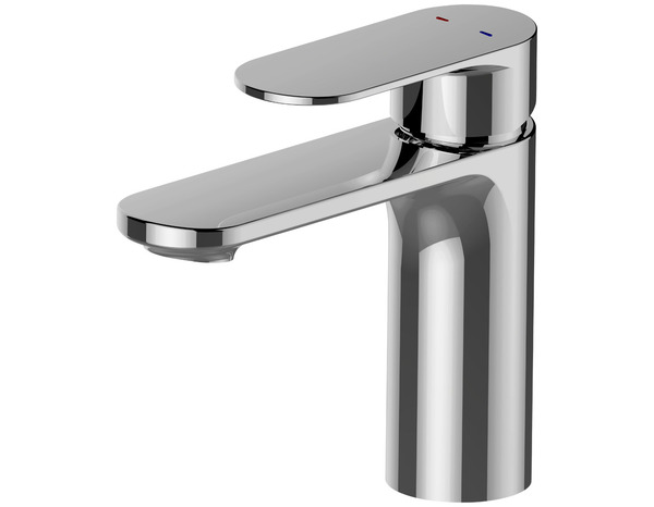 Mitigeur lavabo "Sibia" chrome - H. 14,7cm - Brico Dépôt