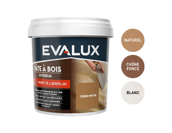 Pâte à bois chêne moyen 500g - Evalux - Brico Dépôt