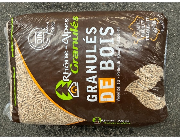 Pellets - granulés de bois Elos certifiés DIN Plus - sac de 15 kg
