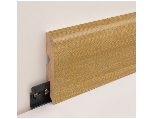 Plinthe à clipser "Ciana" mat  effet bois L. 220 x H. 8 cm x Ép. 13 mm - Cooke and Lewis - Brico Dépôt