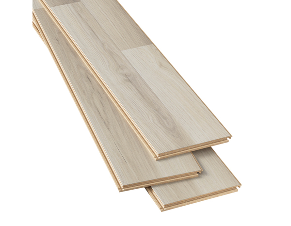 Sol stratifié à clipser aspect chêne  "Patara" - L. 138,3 x l. 19,3 cm x Ép. 7 mm - Brico Dépôt