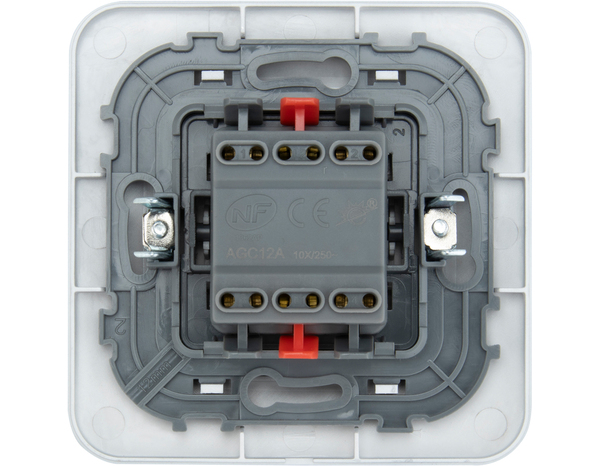Double Va-Et-Vient complet gris "Mauka" - Brico Dépôt