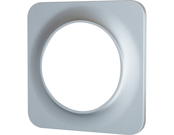 Plaque 1 poste gris "Zephyr' - Brico Dépôt