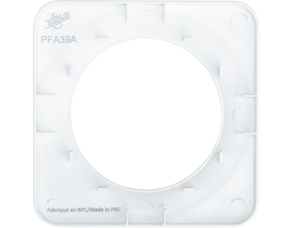 Plaque 1 Poste Blanc "Zephyr" - Brico Dépôt