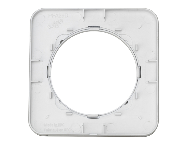 Plaque 1 poste verre gris "Zephyr" - Brico Dépôt