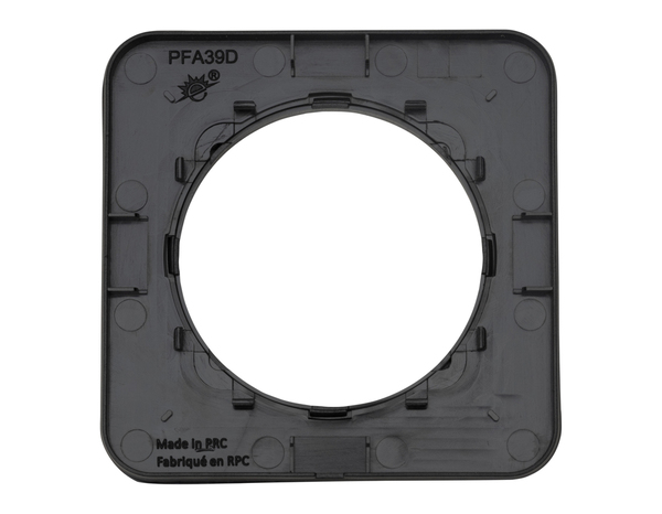 Plaque 1 poste verre noir "Zephyr" - Brico Dépôt