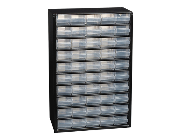 Casier à vis 50 tiroirs amovibles H. 46,3 x l. 30,6 cm - Forge steel - Brico Dépôt