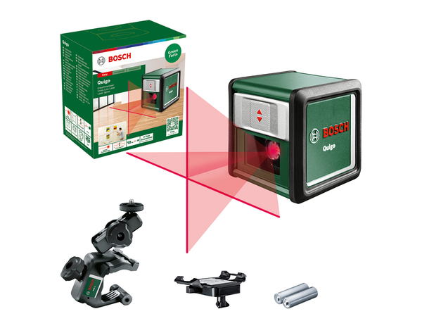 Niveau laser lignes en croix "Quigo" 10 mètres - Bosch - Brico Dépôt