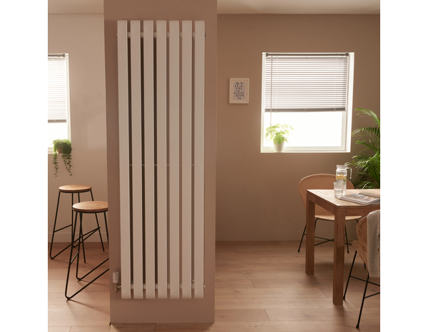 Radiateur en acier double panneau "Hellen" blanc - H. 180 x l. 54 cm - Brico Dépôt