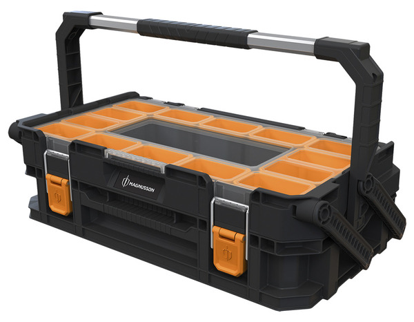 Boîte de rangement à Cantilever, organiseur en plastique 56 cm - MAGNUSSON - Brico Dépôt