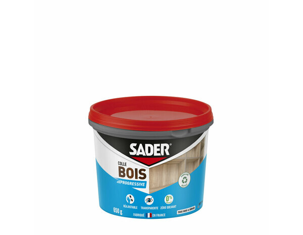 Colle à bois à prise progressive - 650 ml - Sader - Brico Dépôt