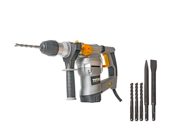 Marteau perforateur filaire SDS+ 1500 W - Titan - Brico Dépôt