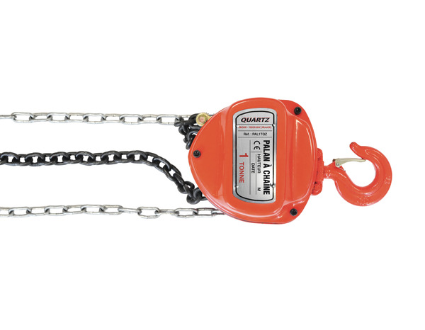 Palan à chaîne de levage avec dispositif de frein - 1 tonne  - Quartz - Brico Dépôt
