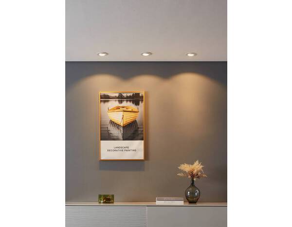 Lot de 10 spot encastrables blanc - LED GU10, 4000K - Brico Dépôt