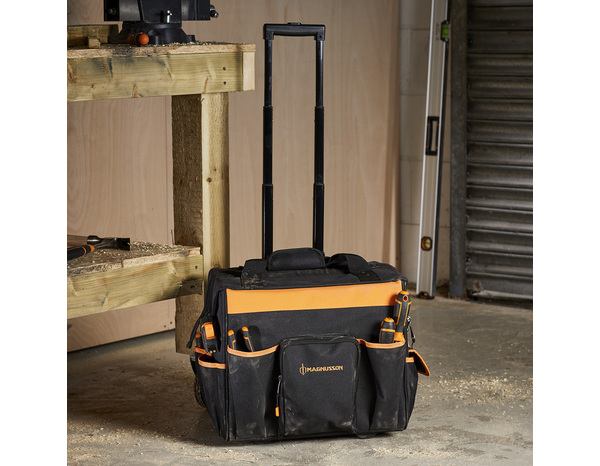 Sac à outils à roulettes - H. 41,5 x L.46 x l.24 cm - MAGNUSSON - Brico Dépôt
