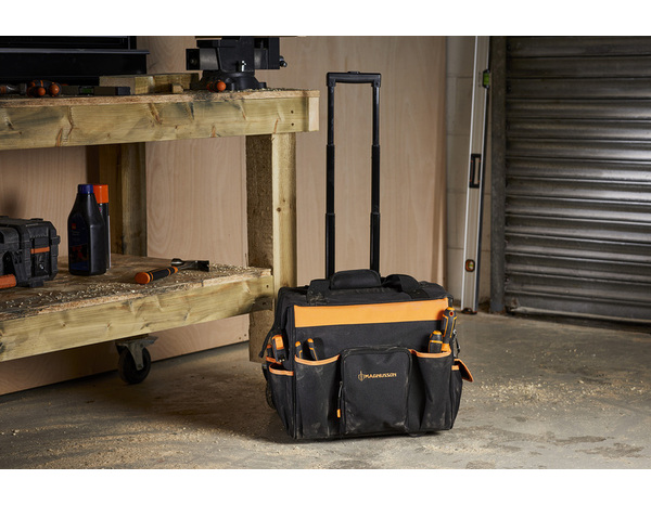 Sac à outils à roulettes - H. 41,5 x L.46 x l.24 cm - MAGNUSSON - Brico Dépôt