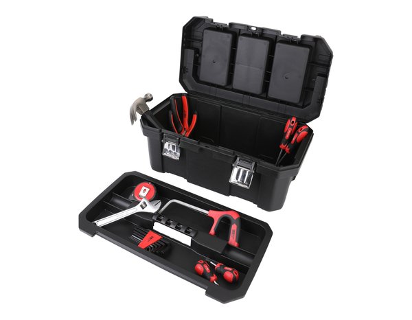 Boîte à outil en plastique avec compartiment amovible 50 cm - MAGNUSSON - Brico Dépôt