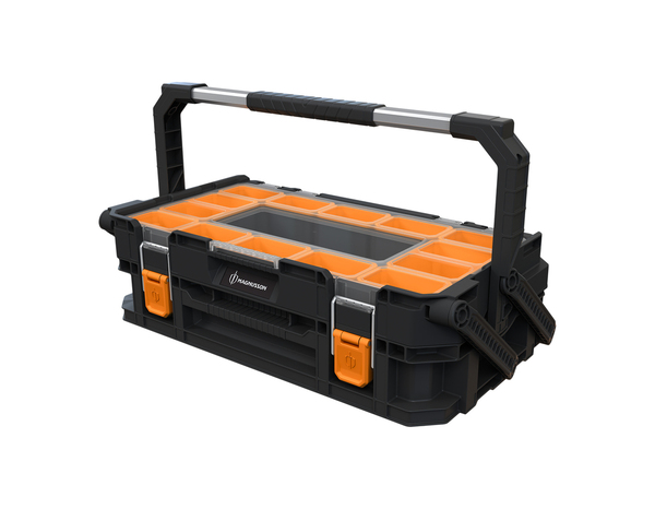 Boîte de rangement à Cantilever, organiseur en plastique 56 cm - MAGNUSSON - Brico Dépôt