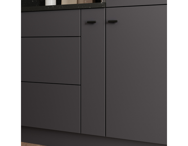 Façade 1 porte 15cm "Dorice" anthracite mat - l. 14.7 x h. 71.5cm - Cooke and Lewis - Brico Dépôt