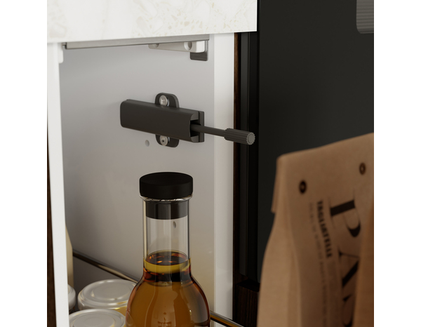 Façade 1 porte 15cm "Heline" noyer mat - l. 14.7 x h. 71.5cm - Cooke and Lewis - Brico Dépôt