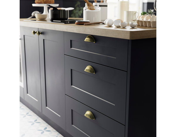 2 coques de cuisine 10cm doré vieilli - Cooke and Lewis - Brico Dépôt