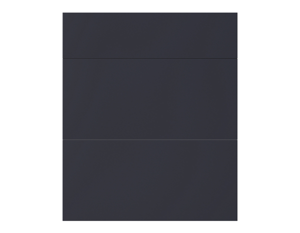 Façade 1 tiroir + 2 casseroliers 60cm "Dorice" bleu mat - l. 59.7 x h. 71.5cm - Cooke and Lewis - Brico Dépôt