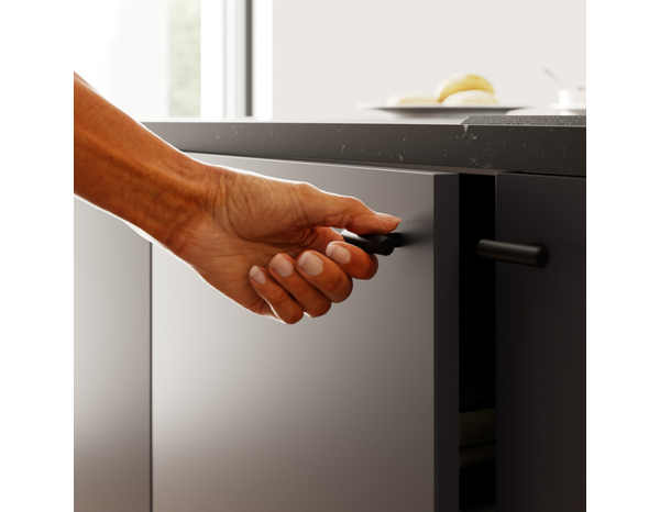 Façade 1 porte 50cm "Dorice" anthracite mat - l. 49.7 x h. 71.5cm - Cooke and Lewis - Brico Dépôt