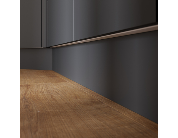 Plinthe "Dorice" anthracite mat - l. 2.4m x - h. 15cm - Cooke and Lewis - Brico Dépôt