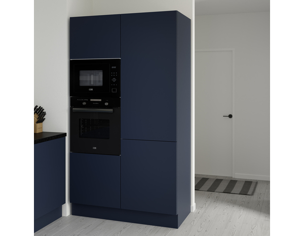 Façade colonne 60cm "Dorice" bleu mat - l. 59.7 x h. 128.7cm - Cooke and Lewis - Brico Dépôt