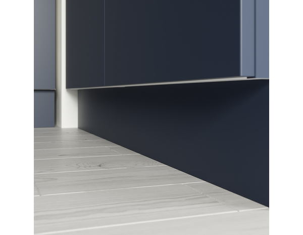 Plinthe "Dorice" bleu mat - l. 2.4m x - h. 15cm - Cooke and Lewis - Brico Dépôt