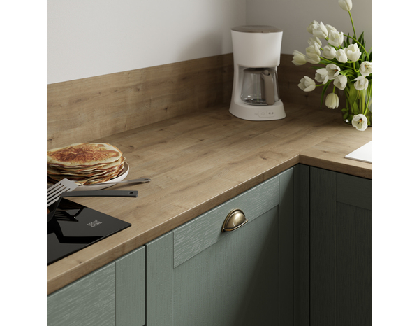 Plan de travail aspect chêne l.240 x P.62 x Ép. 2,8 cm - Brico Dépôt