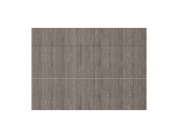 Façade 1 tiroir + 2 casseroliers 100cm "Basilie" chêne gris - L. 99.7 x H. 71.5cm - Cooke and Lewis - Brico Dépôt