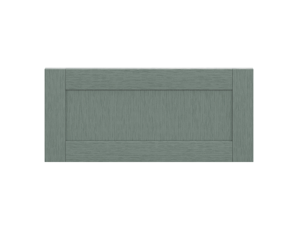 Façade 1 casserolier ou sur-hotte 80cm "Coline" vert sauge - l. 79.7 x h. 35.6cm - Cooke and Lewis - Brico Dépôt