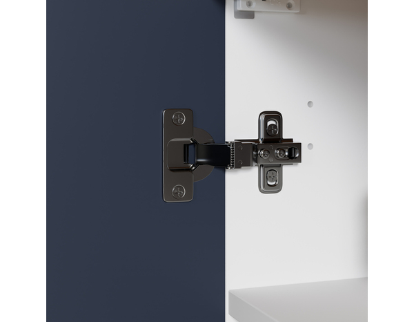 Façade 1 porte 50cm "Dorice" bleu mat - l. 49.7 x h. 71.5cm - Cooke and Lewis - Brico Dépôt