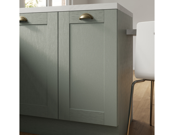Façade 1 porte 40cm "Coline" vert sauge - l. 39.7 x h. 71.5cm - Cooke and Lewis - Brico Dépôt