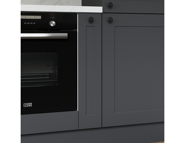 Façade 1 porte 15cm "Florie"anthracite mat - L. 14.7 x H. 71.5cm - Cooke and Lewis - Brico Dépôt