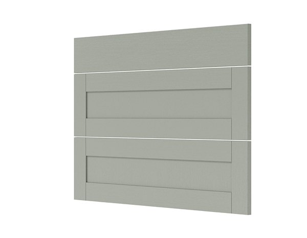 Façade 1 tiroir + 2 casseroliers 100cm "Coline" vert sauge - l. 99.7 x h. 71.5cm - Cooke and Lewis - Brico Dépôt