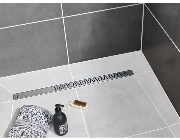 Caniveau pour douche à l'italienne "VENISIO L800 MIKADO" - 80 cm - Wirquin - Brico Dépôt